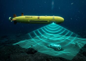 O robô submarino que imita golfinhos para encontrar minas explosivas enterradas no fundo do mar sem arriscar nenhuma vida humana