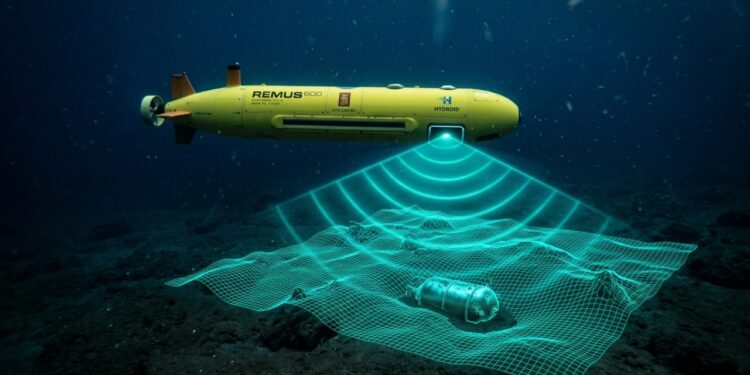 O robô submarino que imita golfinhos para encontrar minas explosivas enterradas no fundo do mar sem arriscar nenhuma vida humana