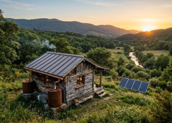 Construir uma casa sem concreto, sem máquinas e sem nenhuma ligação à rede elétrica ou de água pode parecer impossível