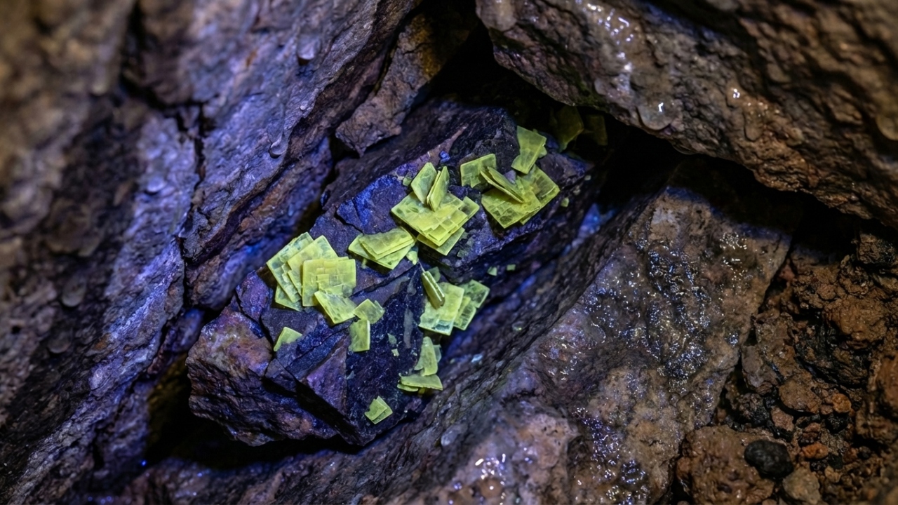 Esqueça a esmeralda, pois esta gema fluorescente com 48% de urânio surge como uma fonte radioativa e um recorde da química