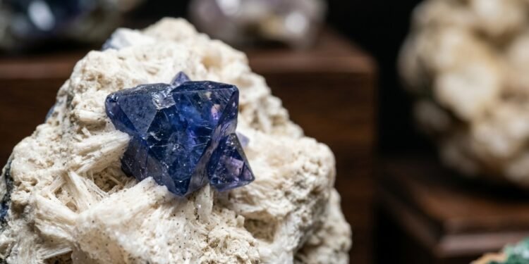 Esqueça a safira, pois este cristal azul de 1907 possui um brilho fluorescente e sua qualidade de gema só existe em um condado da Califórnia