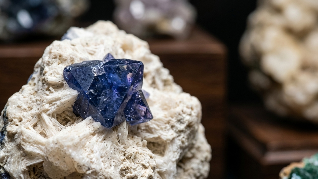 Esqueça a safira, pois este cristal azul de 1907 possui um brilho fluorescente e sua qualidade de gema só existe em um condado da Califórnia