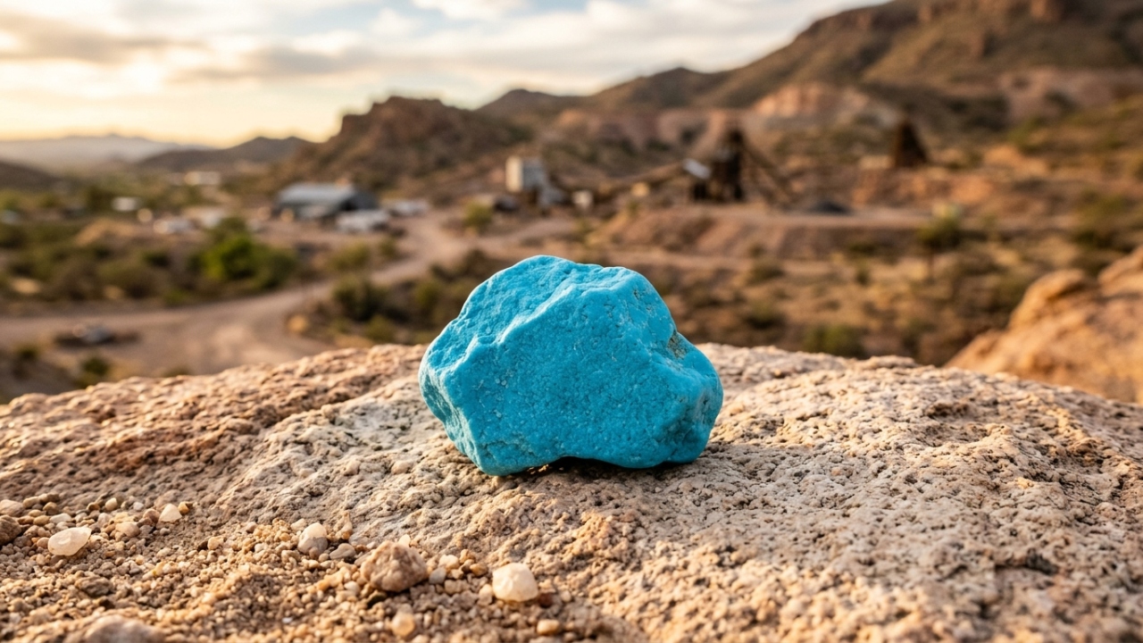 Esqueça a turquesa comum, pois este mineral azul puro de uma mina específica no Arizona surge como o padrão de luxo da joalheria mundial