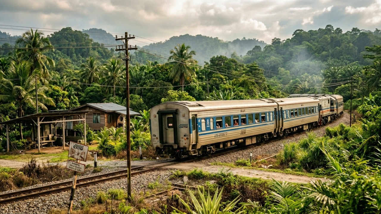 A viagem de trem pelo Sudeste Asiático que passa por fronteiras reais e florestas intocadas