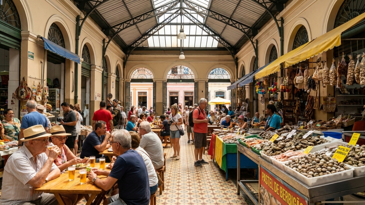 Com 127 anos e 110 boxes, o Mercado Público de Florianópolis surge como o maior centro da cultura e gastronomia na capital catarinense