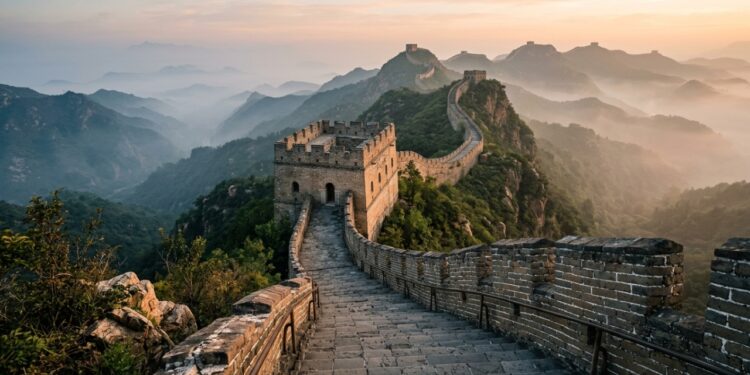 Alcançando 21.196 km de extensão após 2.300 anos de história, a Grande Muralha é o maior recorde de engenharia defensiva da humanidade