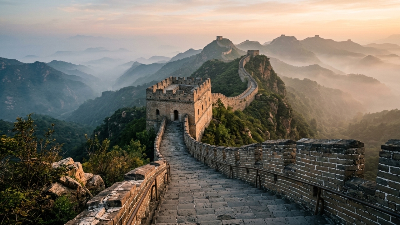 Alcançando 21.196 km de extensão após 2.300 anos de história, a Grande Muralha é o maior recorde de engenharia defensiva da humanidade