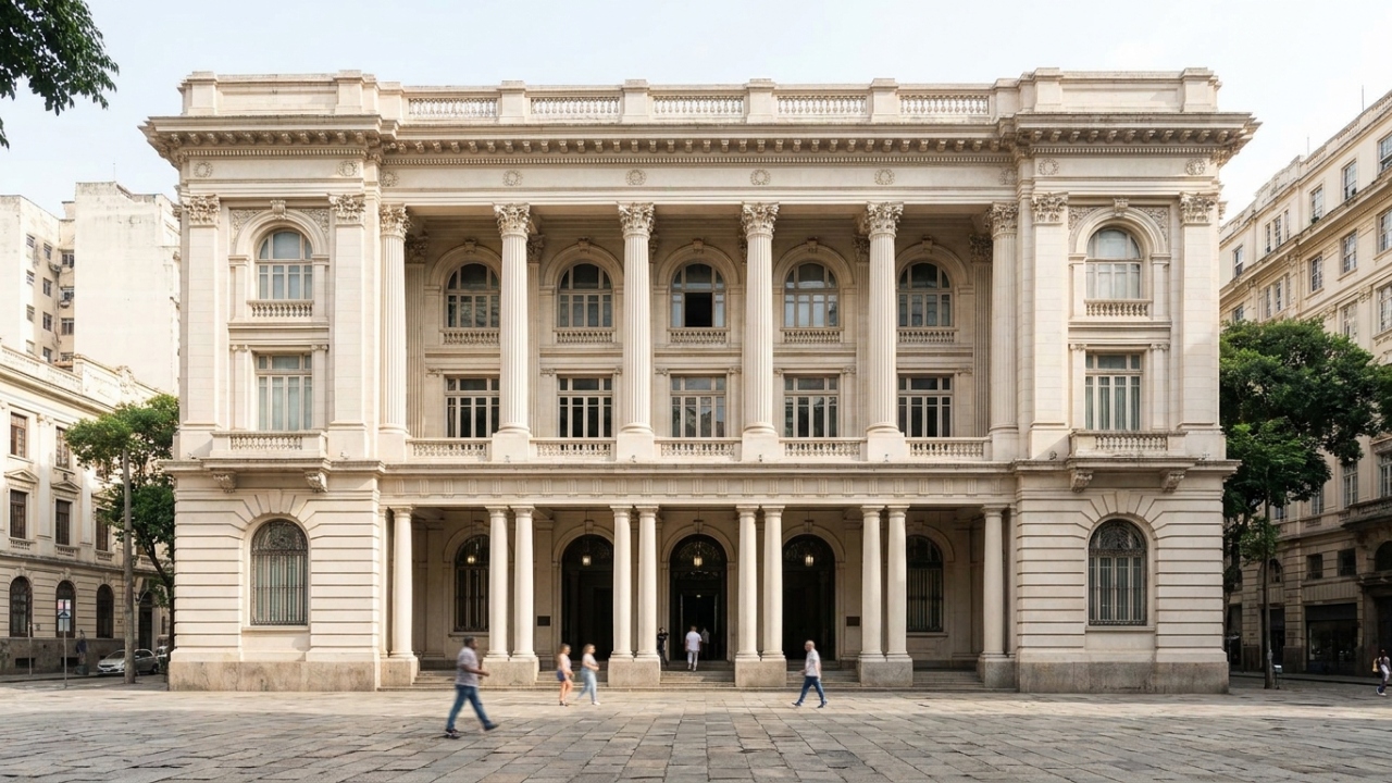 Com 15.046 m² de área e cúpula de vidro, o edifício histórico de 1880 no Rio é uma das obras-primas da arquitetura neoclássica no Brasil