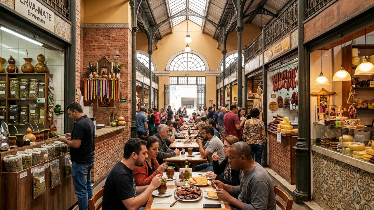 Com 157 anos e 107 bancas, o Mercado Público de Porto Alegre surge como o coração pulsante da cultura gaúcha no sul do país