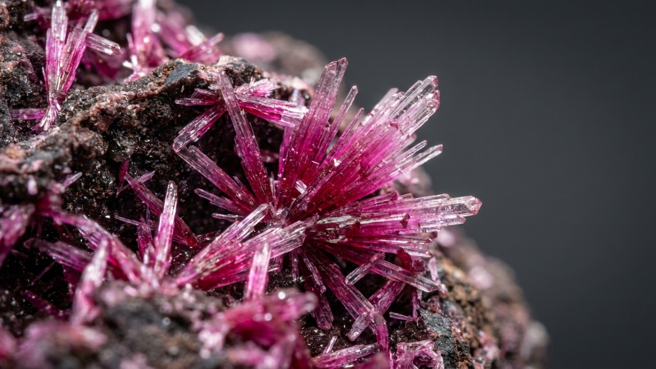 Esqueça o quartzo comum, pois este mineral cor de rosa-choque tem alto teor de cobalto, sendo a obra-prima mais vibrante da geologia