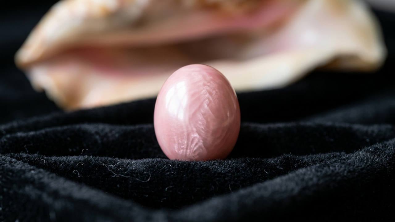 Esqueça as ostras, pois esta joia nasce em caracóis gigantes, não possui nácar e brilha com um tom rosa único sendo uma das mais raras do mar