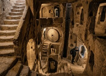 Arqueólogos exploram cidade subterrânea com 18 níveis de profundidade na Turquia que abrigava 20 mil pessoas e revela engenharia complexa de ventilação de uma civilização milenar