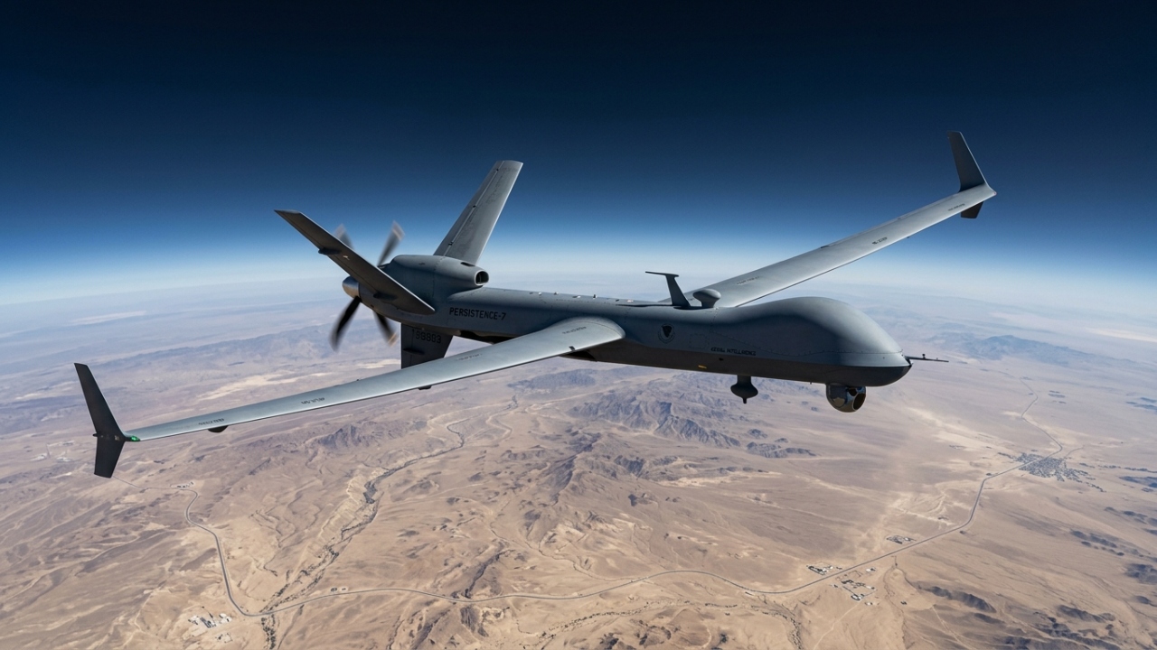 O drone que fica 30 horas no ar sem parar consegue ler a placa de um carro do alto da estratosfera com precisão total