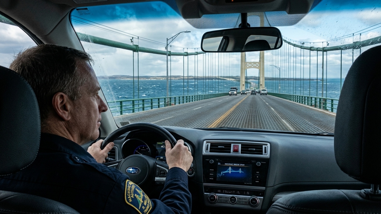 Motoristas que sofrem de fobia pagam para que funcionários atravessem seus carros pelos 8 quilômetros da ponte americana devido aos ventos fortes que sacodem a estrutura