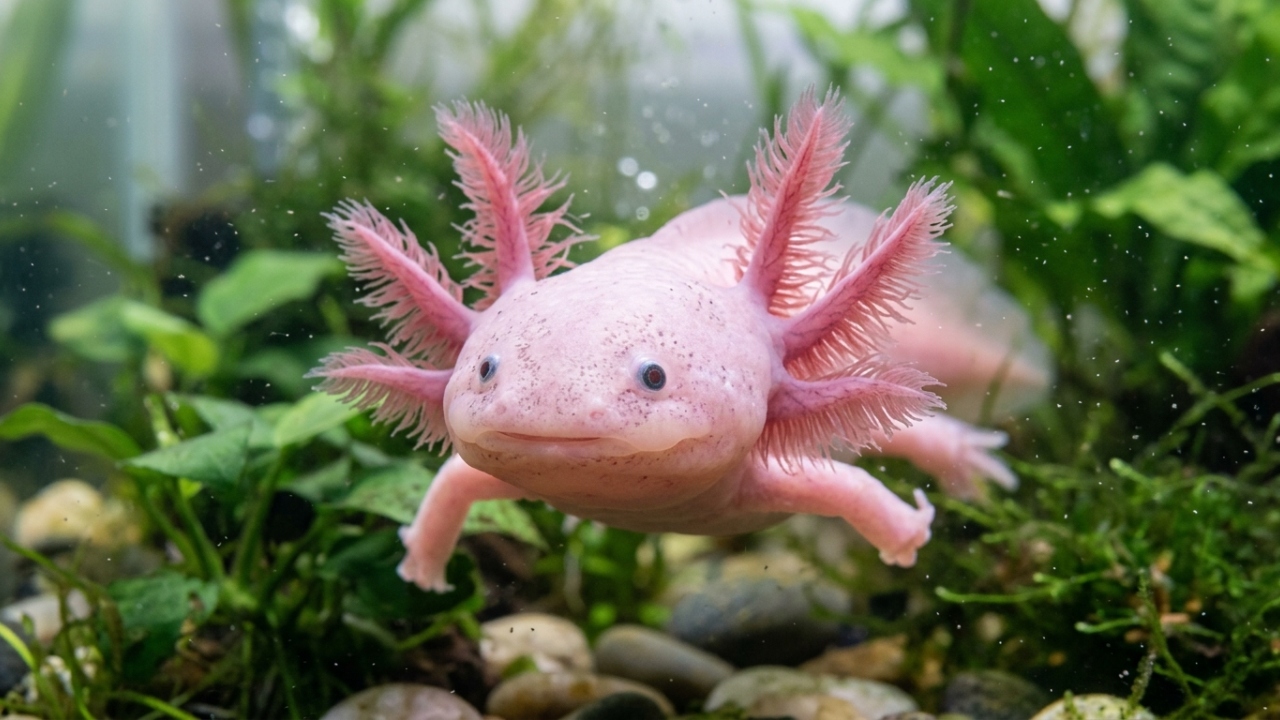 Com a capacidade única de regenerar o próprio cérebro, o axolote mexicano surge como um fenômeno biológico que inspira a medicina moderna