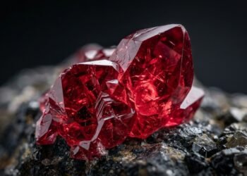 Esqueça o quartzo comum, pois este mineral vermelho-fogo é tão raro e solúvel em água que exige manuseio extremo, sendo um mistério