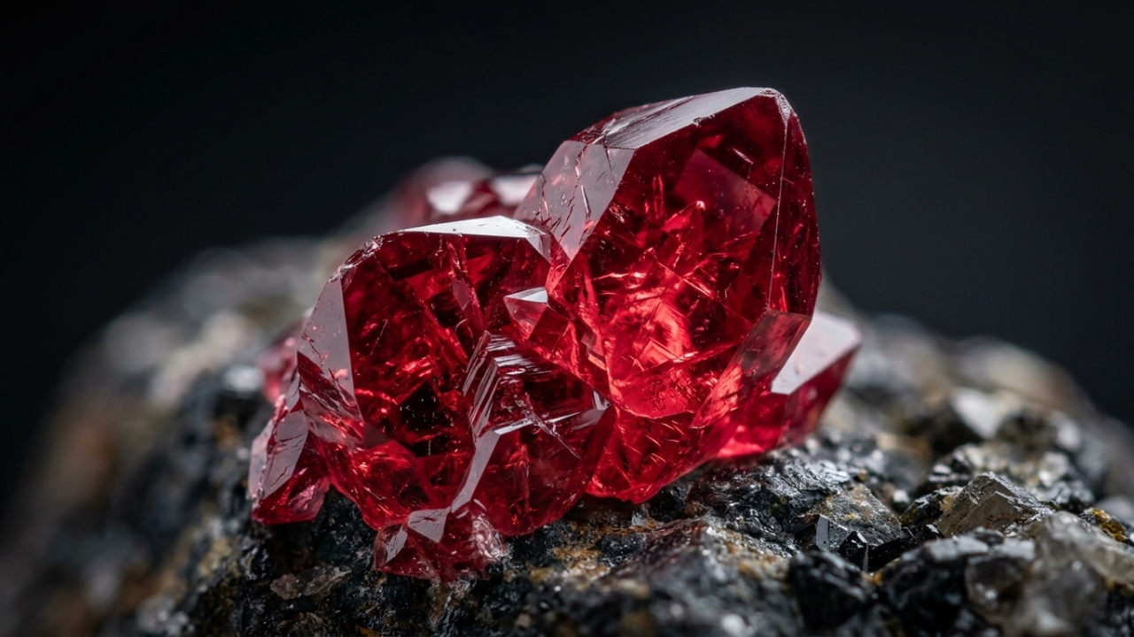 Esqueça o quartzo comum, pois este mineral vermelho-fogo é tão raro e solúvel em água que exige manuseio extremo, sendo um mistério