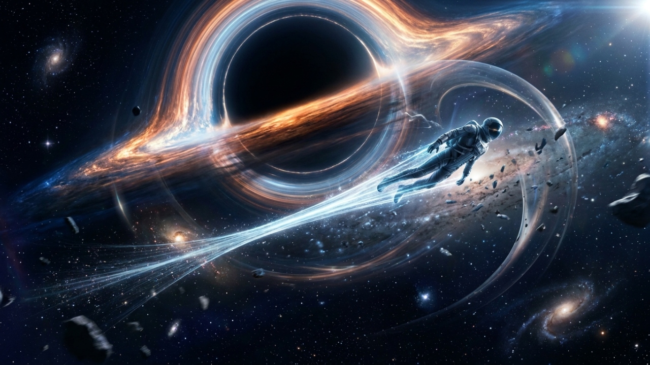 Com força gravitacional extrema, cientistas confirmam que o buraco negro estica a matéria como espaguete no espaço