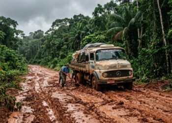 Todos que tentam cruzar a terceira maior rodovia do Brasil enfrentam centenas de quilômetros de poeira sufocante no verão e lamaçal profundo durante as intensas chuvas