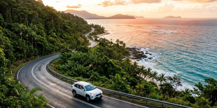 Com 75 km de curvas entre Cairns e Port Douglas, a rodovia australiana surge como um trajeto cênico que beira o mar e a floresta