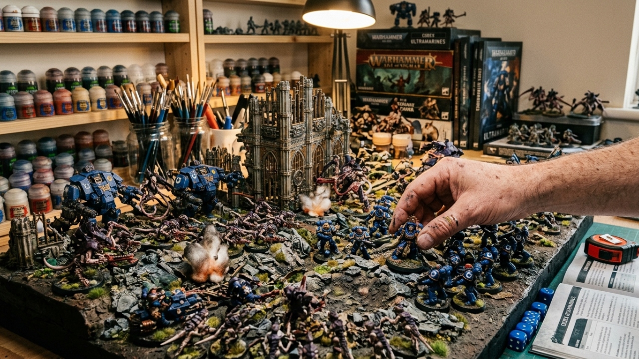 Criado em 1983 pela Games Workshop, o universo Warhammer hoje movimenta 600 milhões de libras através de miniaturas detalhadas e um império de jogos de estratégia
