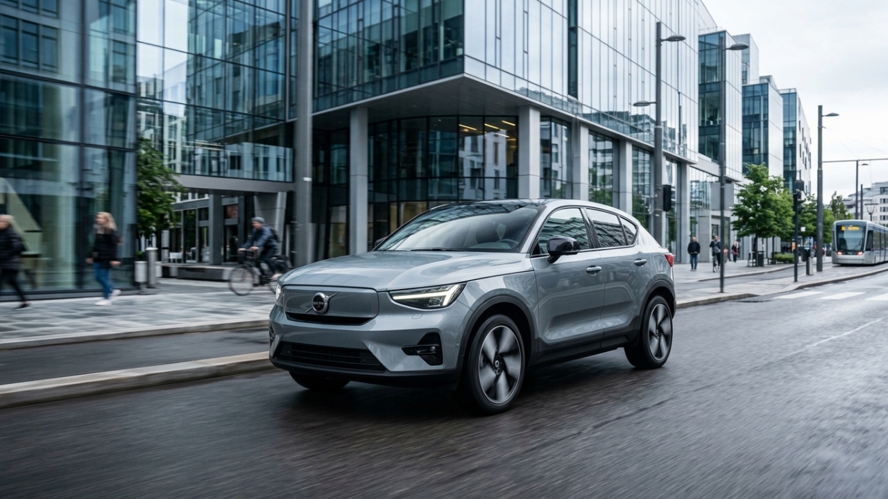 Com 408 cavalos de potência e design sueco, o Volvo EX40 surge como a referência global em performance elétrica e segurança automotiva