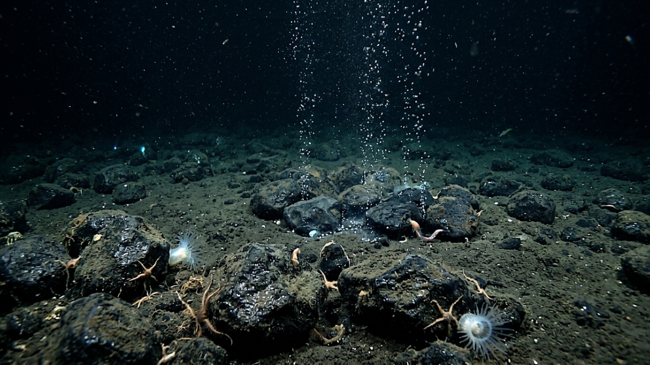 Rochas no fundo do mar estão produzindo oxigênio sozinhas e isso mudou tudo que a ciência acreditava sobre a vida