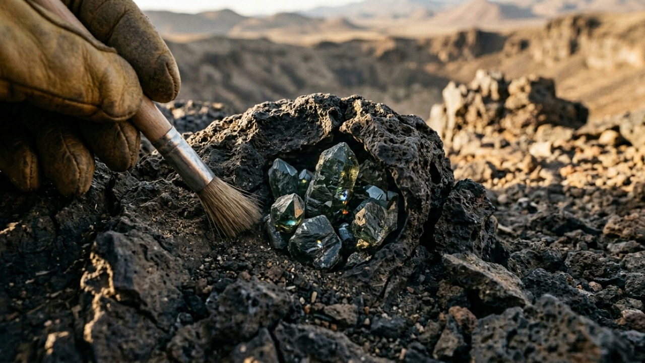 Esqueça o diamante, pois este mineral de brilho extraterrestre possui dureza 9,5 e dispersão de luz superior ao diamante