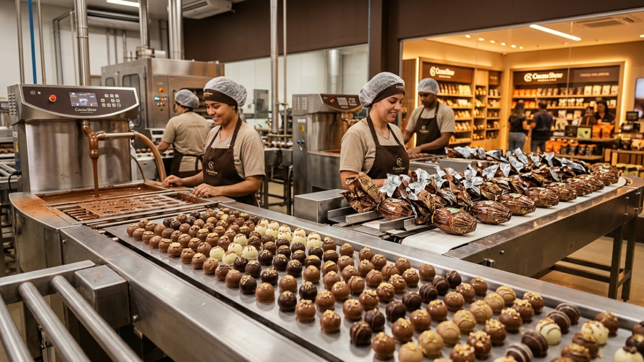 Fundada em 1988 por Alexandre Costa, a Cacau Show revolucionou o varejo ao produzir 40 mil toneladas de chocolate por ano em milhares de lojas