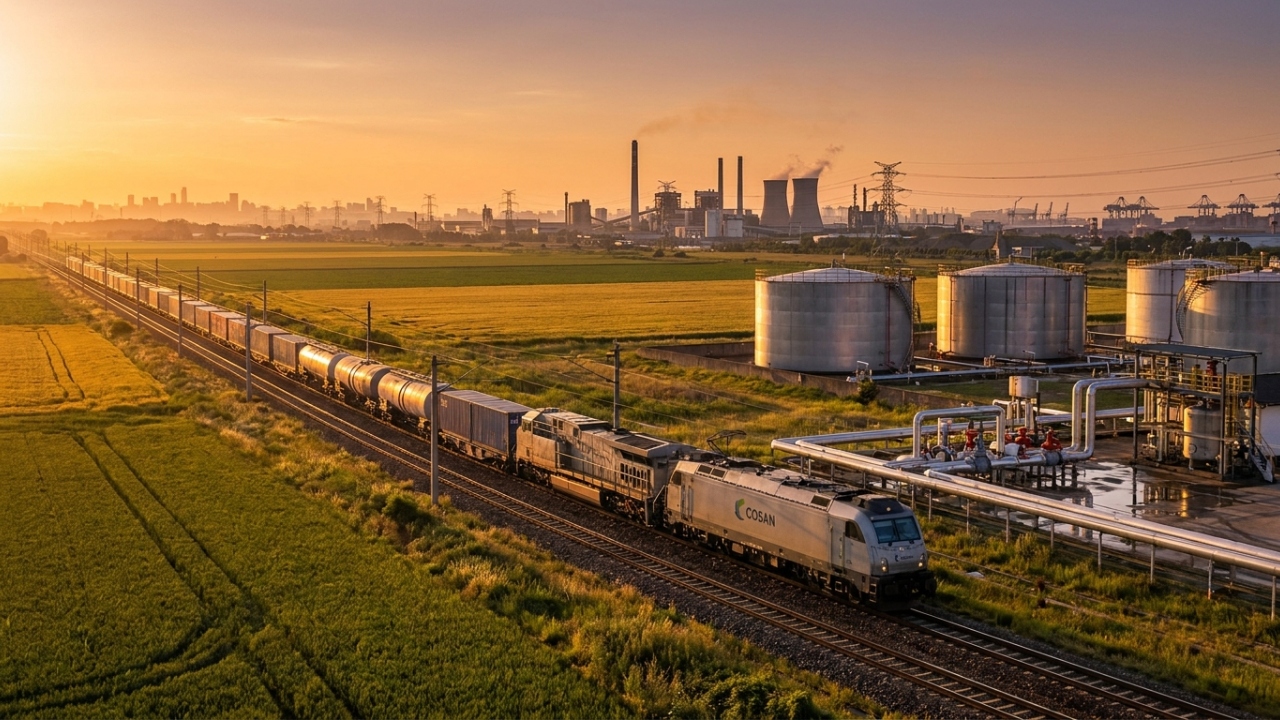 Com 90 anos de história e liderança em ferrovias e energia, a Cosan se consolida como pilar logístico e energético do Brasil