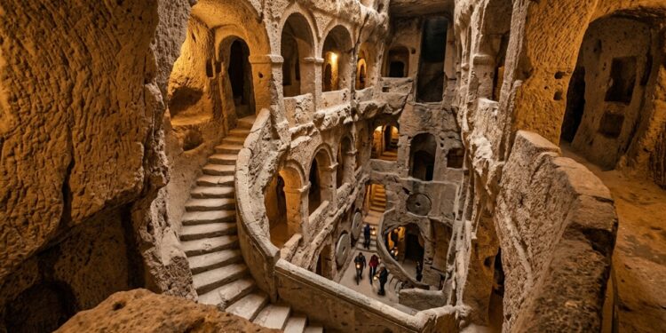Estrada subterrânea com 18 níveis de profundidade na Turquia revela que 20 mil pessoas viviam escondidas sob a terra por diversos séculos
