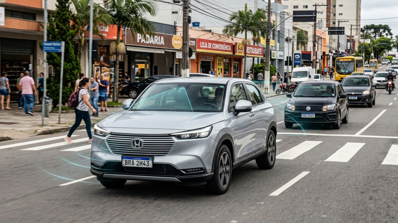 Sensores que detectam pedestres e freiam sozinhos fazem o novo utilitário esportivo ser a referência em segurança ativa para famílias brasileiras este ano