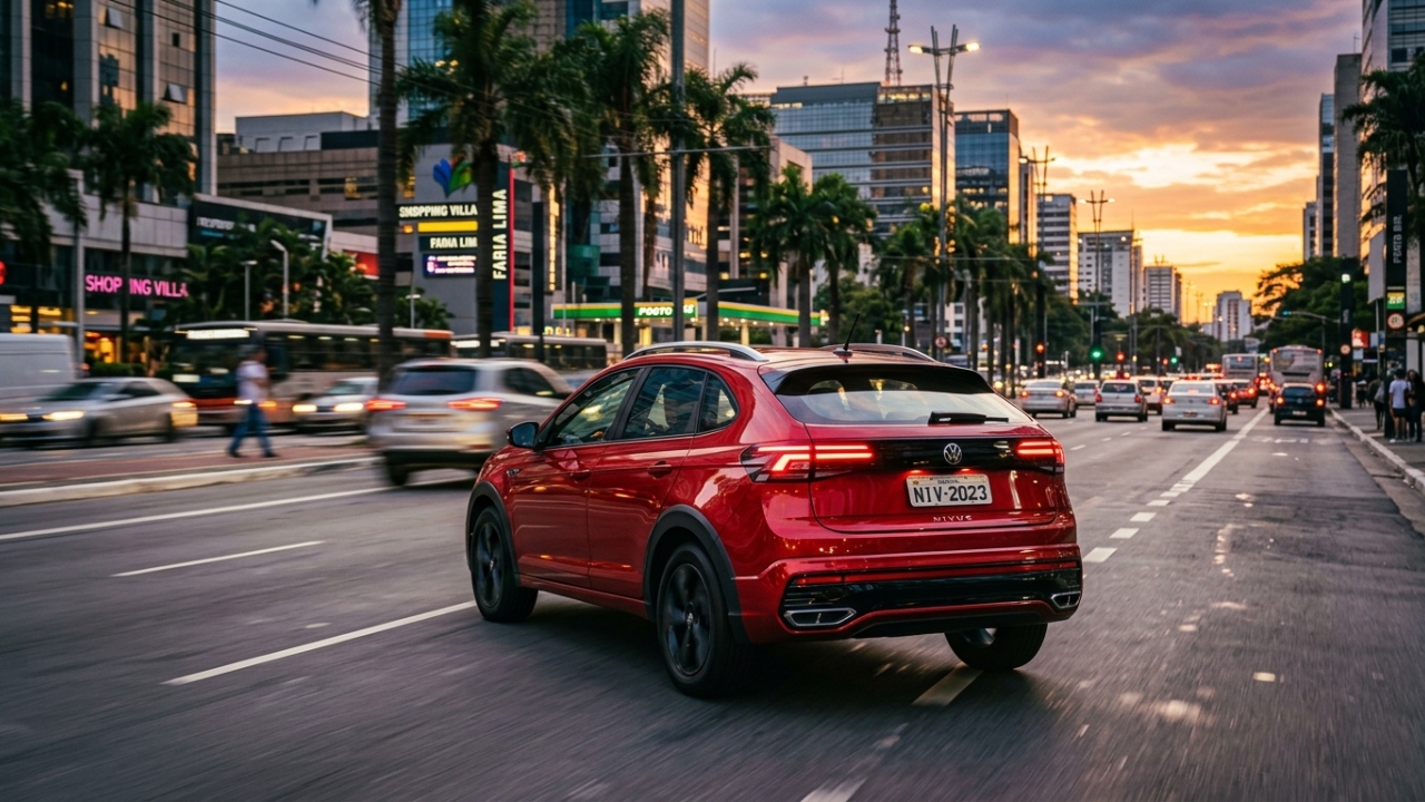 Com motor turbo TSI e 415 litros de porta-malas, o VW Nivus surge como um dos SUVs compactos mais tecnológicos e desejados do mercado brasileiro
