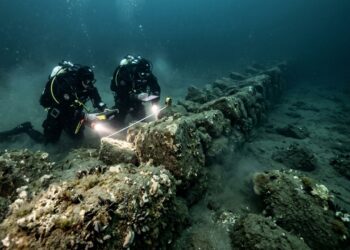 Arqueólogos acharam uma muralha de 970 metros no fundo do Mar Báltico e ela tem 11 mil anos de idade