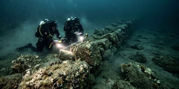 Arqueólogos acharam uma muralha de 970 metros no fundo do Mar Báltico e ela tem 11 mil anos de idade