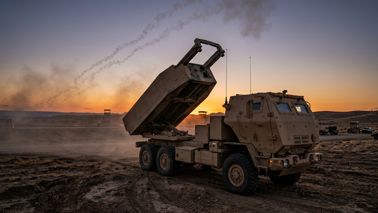 O devastador lançador de foguetes M142 HIMARS atinge alvos com precisão cirúrgica a até 300 quilômetros de distância e desaparece do local antes mesmo que o inimigo consiga rastrear a origem do disparo mortal