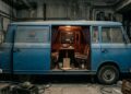 Estacionado em um bunker secreto desde a queda do muro, o micro-ônibus de luxo da Alemanha Oriental revela o estilo de vida da elite socialista