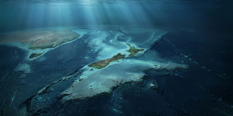 Mapa detalhado do oitavo continente submerso revela montanhas de 2 mil metros de altura e depósitos minerais raros no fundo do Oceano Pacífico