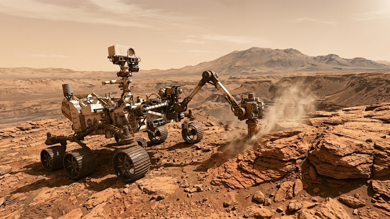 Moléculas orgânicas complexas identificadas em rochas de Marte sugerem que o planeta vermelho possuiu ingredientes básicos para a vida bilhões de anos atrás