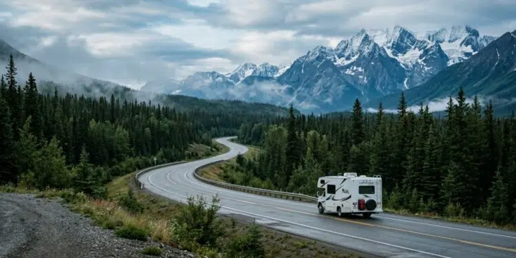 Com 724 km de extensão pelo norte selvagem, a rodovia canadense surge como uma rota de isolamento total entre florestas e montanhas