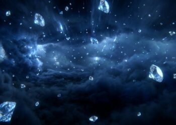 Cientistas simulam pressão de 10 mil atmosferas em laboratório e confirmam que o planeta Neptuno produz chuva de diamantes todos os dias do ano