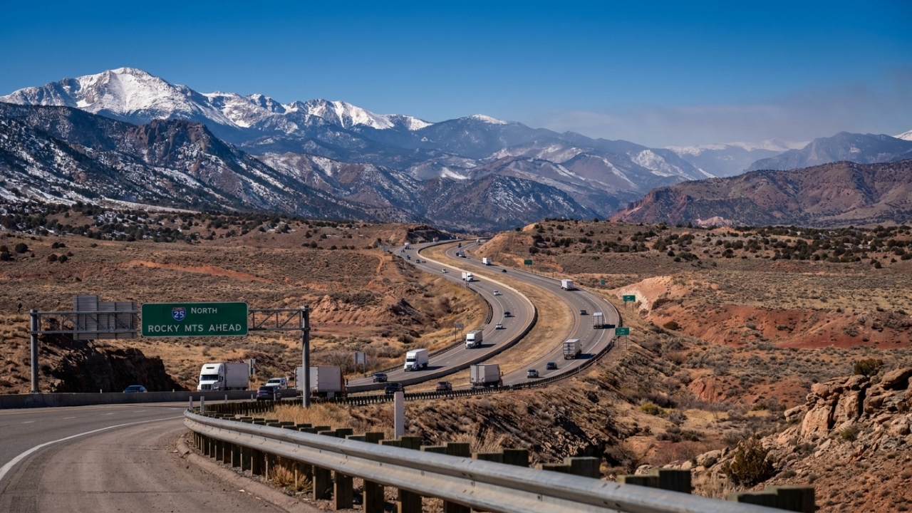 Com 1.710 km de extensão pelas montanhas, a rodovia americana surge como o principal eixo do Oeste e um marco da infraestrutura continental