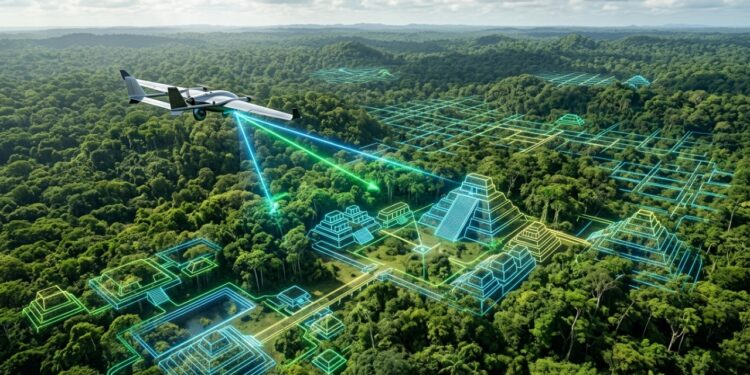 Complexo de 60 mil estruturas maias escondidas sob a vegetação densa da Guatemala é mapeado por laser e altera o tamanho estimado da população ancestral para 20 milhões de habitantes