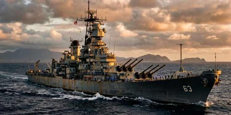 Os canhões do USS Missouri lançavam projéteis de 1,2 tonelada a quase 40 quilômetros de distância com um único disparo