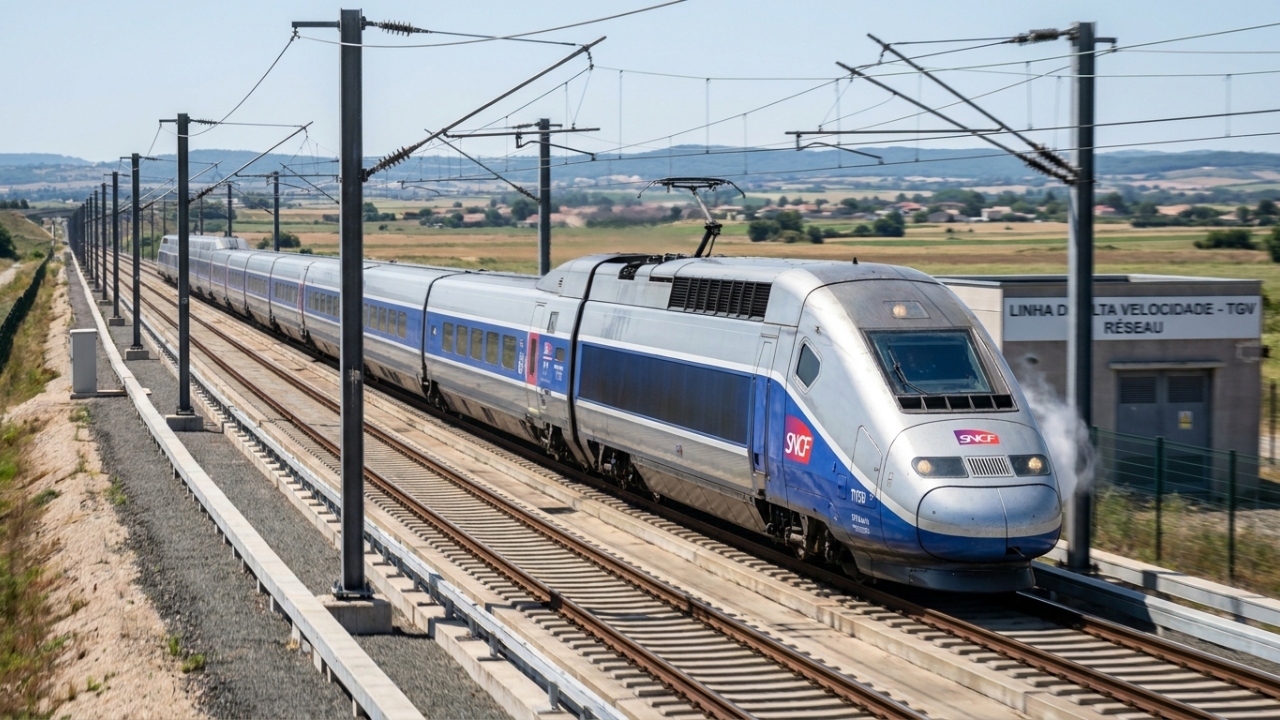 A impressionante máquina europeia sobre rodas de aço que atingiu 574 quilômetros por hora e pulverizou todos os recordes de velocidade convencionais