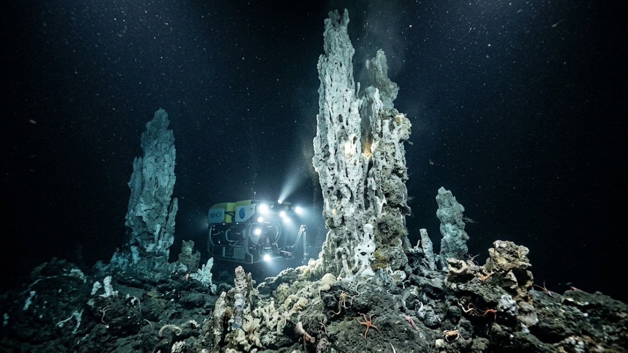 Um campo de cristais gigantes no fundo do mar pode provar que não estamos sozinhos no universo
