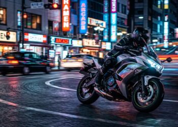 Com motor bicilíndrico de 451 cilindradas, a Kawasaki Ninja 500 surge como a moto esportiva de nova geração mais ágil para pilotos urbanos