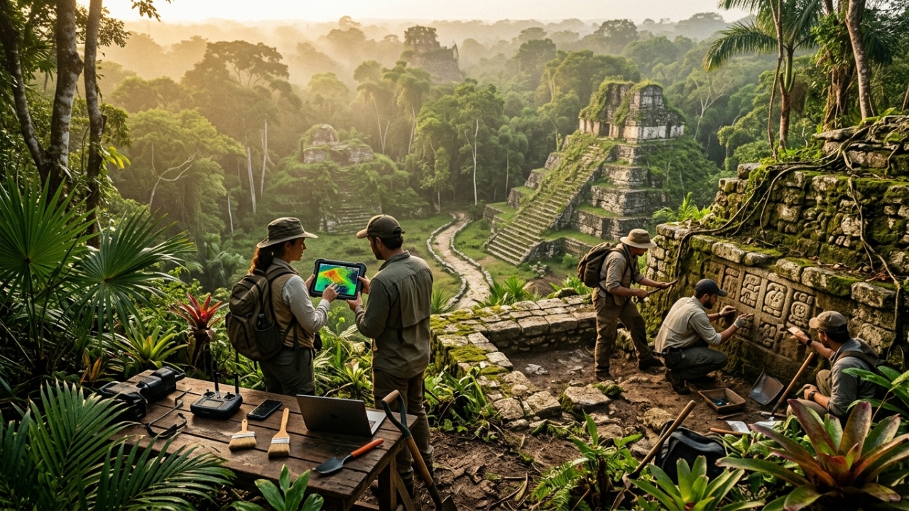 Pesquisadores encontram uma megacidade maia com 6.674 estruturas escondida sob a selva do México