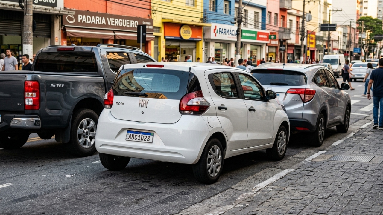 O título de carro zero quilômetro mais barato do Brasil atrai motoristas que buscam consumo de 15 quilômetros por litro e agilidade total nas capitais agora
