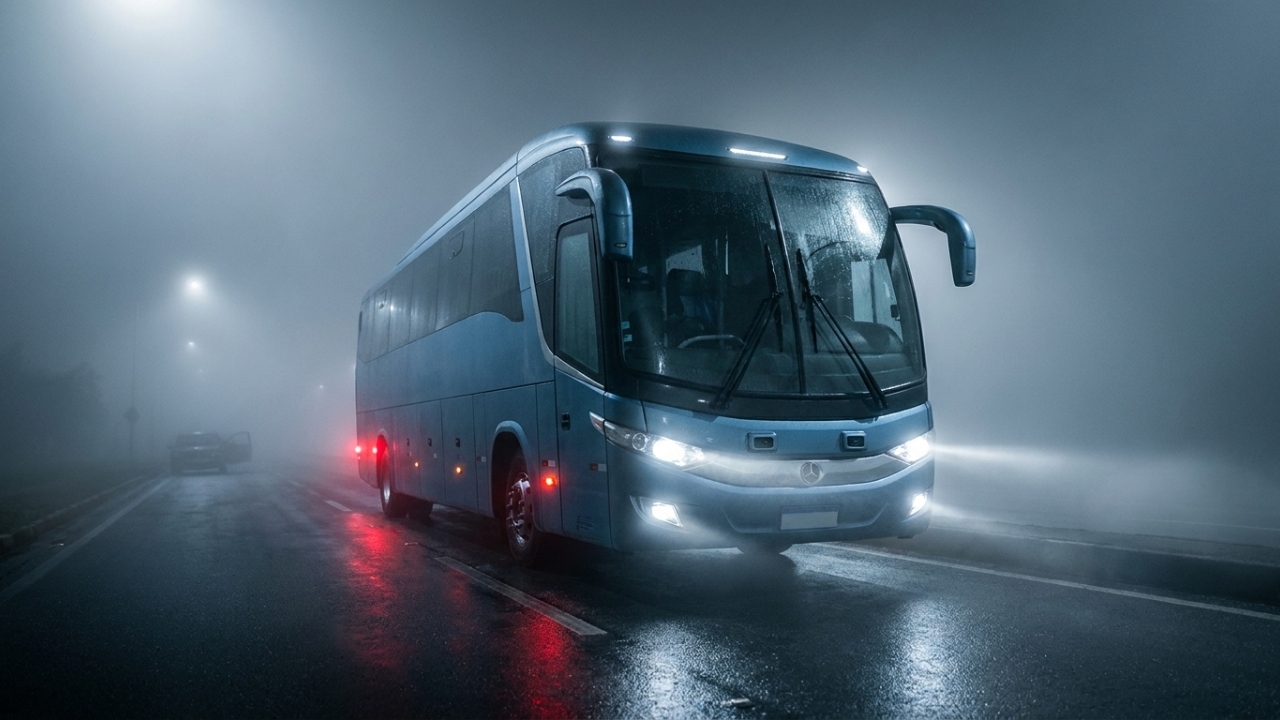 Visão noturna e sensores que enxergam através da neblina fazem o novo chassi alemão ser o mais seguro do mundo para viagens na madrugada